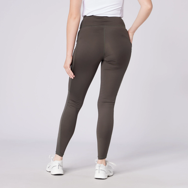 Cameo Ladies Summer Riding Tights - Dark Grey-1