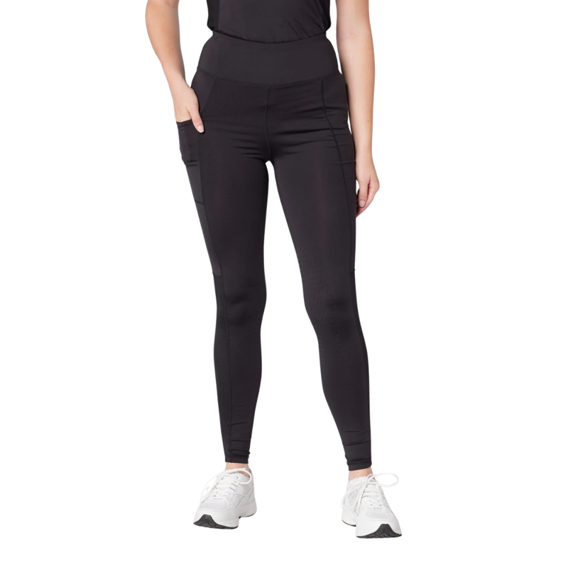 Cameo Ladies Summer Riding Tights - Black-1