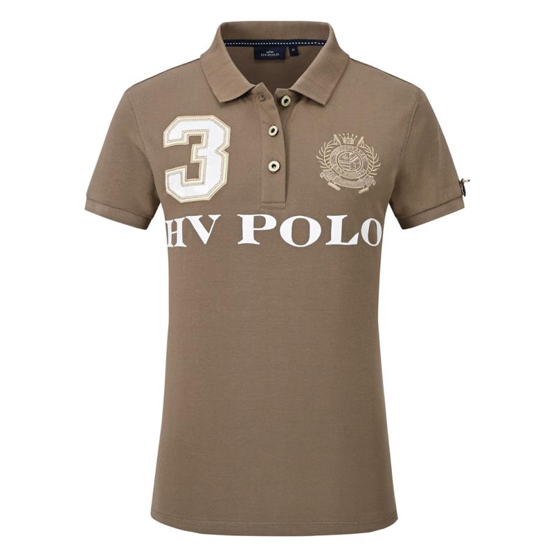 HV Polo Ladies Favouritas EQ Polo Shirt - Straw