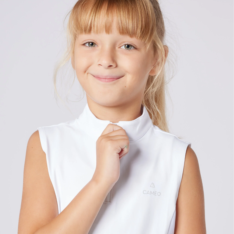 Cameo Junior Summer Base Layer - White-1