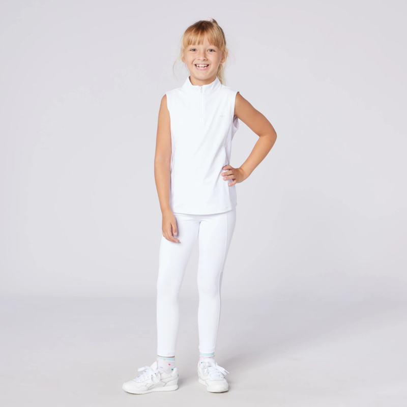 Cameo Junior Summer Base Layer - White-3