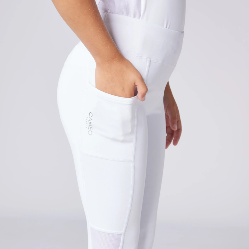 Cameo Junior Summer Tights - White-2