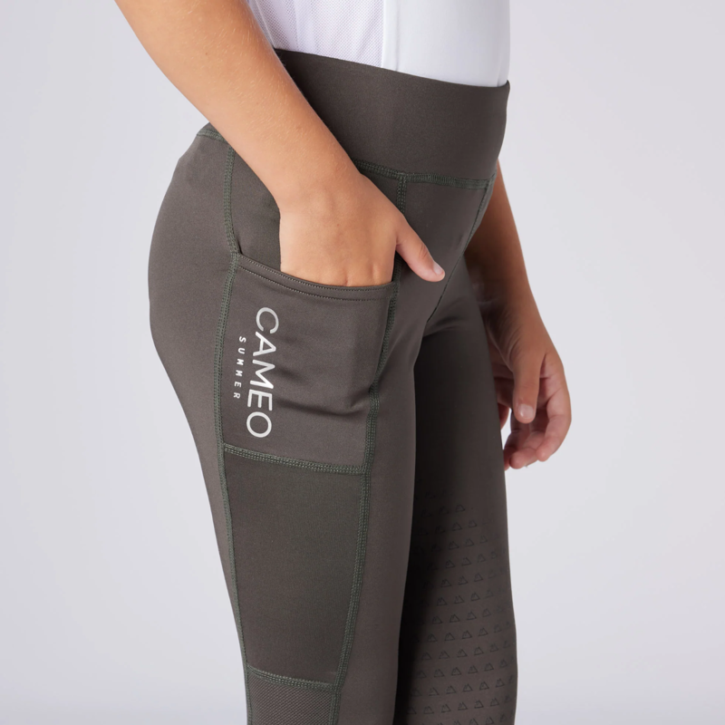 Cameo Junior Summer Tights - Dark Grey-3