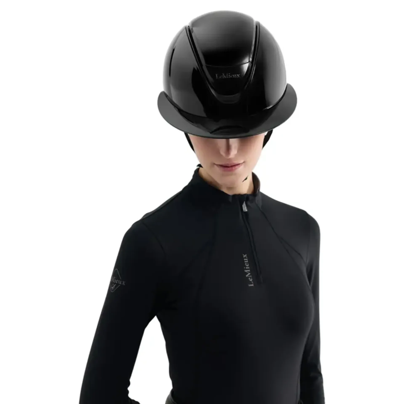 LeMieux Verv Competition Helmet - Gloss Black-3