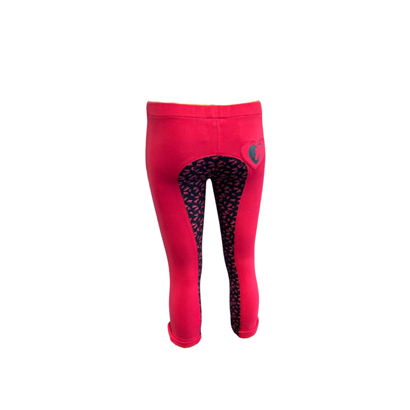 Loveson Tots Printed Jodhpurs - Pink/Navy-2