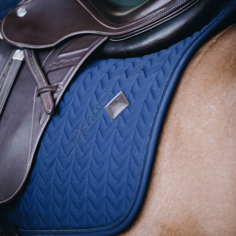 Kentucky Fishbone Dressage Saddlepad - Navy-1