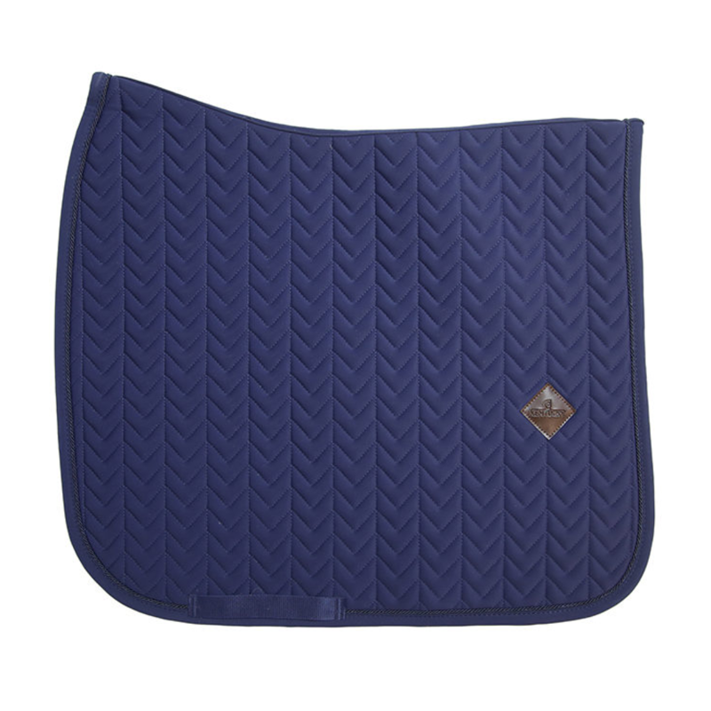 Kentucky Fishbone Dressage Saddlepad - Navy-2