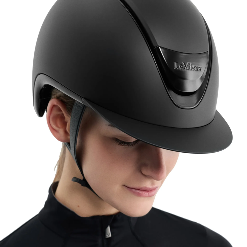 LeMieux Verv Competition Helmet - Matte Black -3