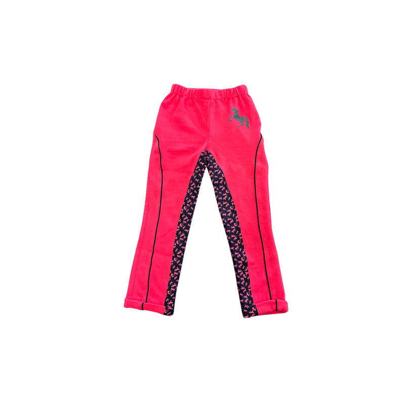 Loveson Tots Printed Jodhpurs - Pink/Navy