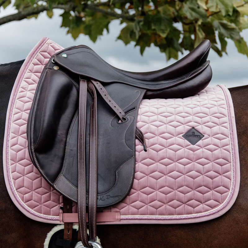 Kentucky Velvet Dressage Saddlepad - Old Rose