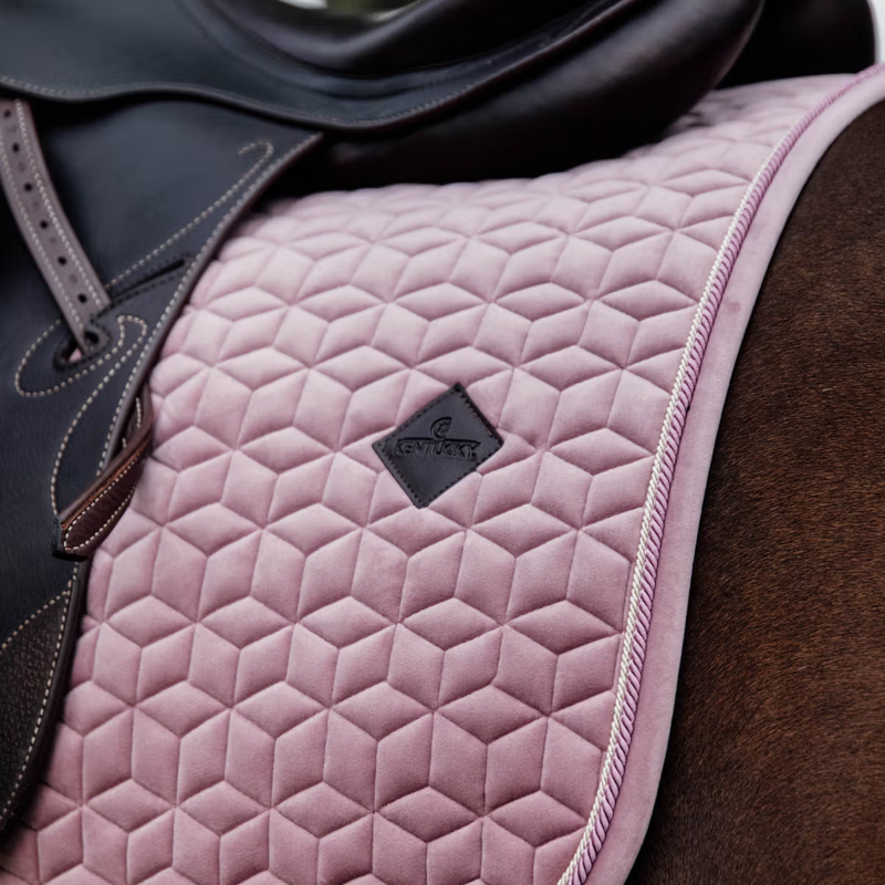 Kentucky Velvet Dressage Saddlepad - Old Rose-1