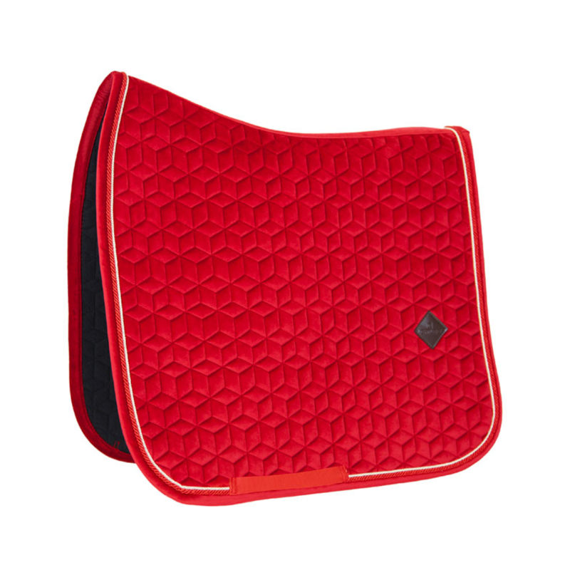 Kentucky Velvet Dressage Saddlepad - Red-2