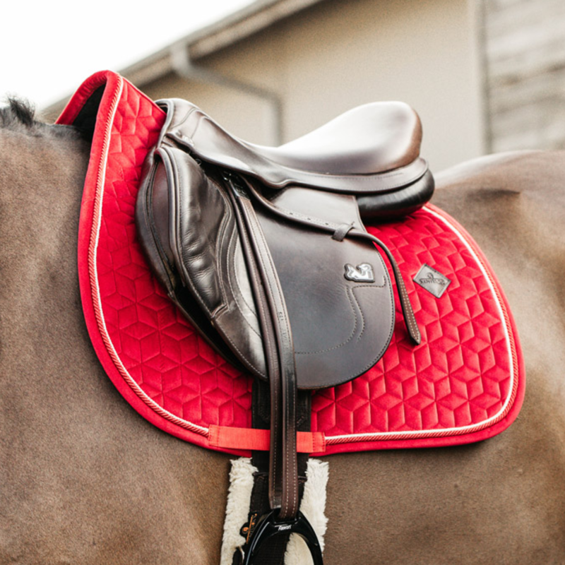 Kentucky Velvet Dressage Saddlepad - Red
