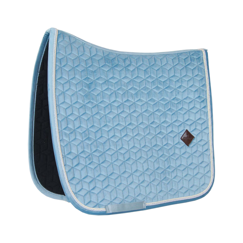 Kentucky Velvet Dressage Saddlepad - Light Blue-3