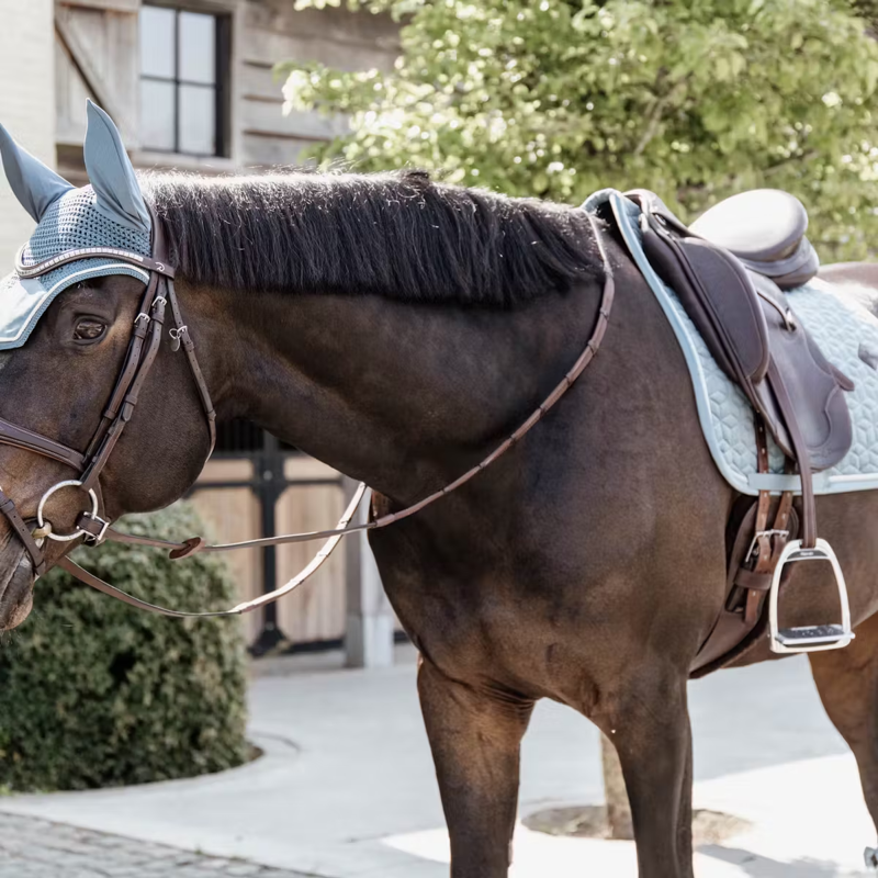 Kentucky Velvet Dressage Saddlepad - Light Blue-2