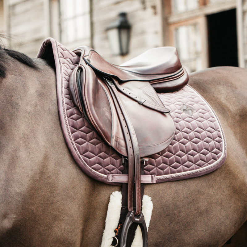 Kentucky Velvet Dressage Saddlepad Full - Light Purple-1
