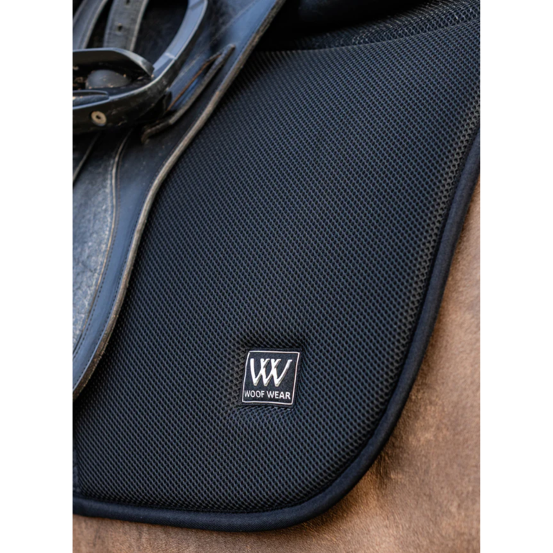 Woof Wear Elite Comfort Mesh Dressage Saddle Pad - Black-2