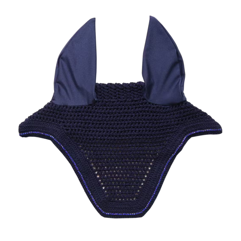 Kentucky Wellington Sparkling Fly Veil Full - Navy