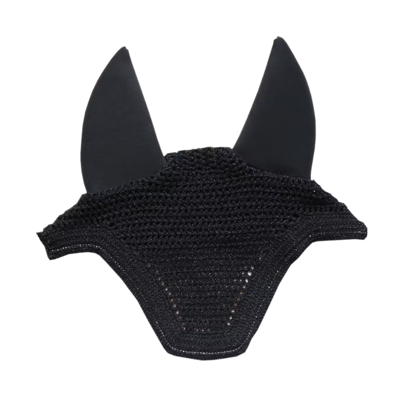 Kentucky Wellington Sparkling Fly Veil Full - Black