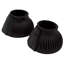 Equi-Sential Ribbed Overreach Boots with Touch Tape - Black