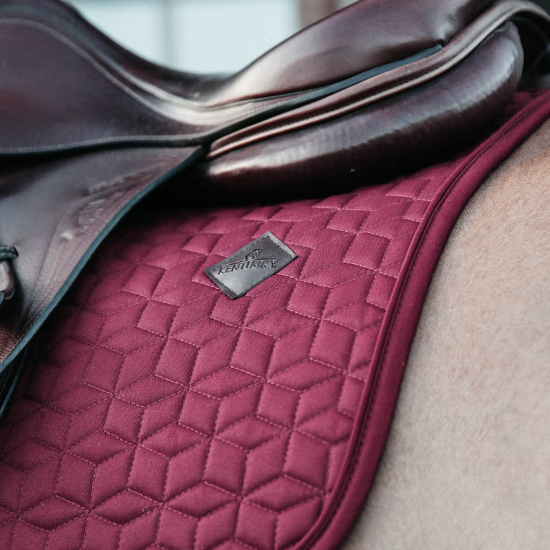 Kentucky Classic Jumping Saddlepad - Bordeaux-1