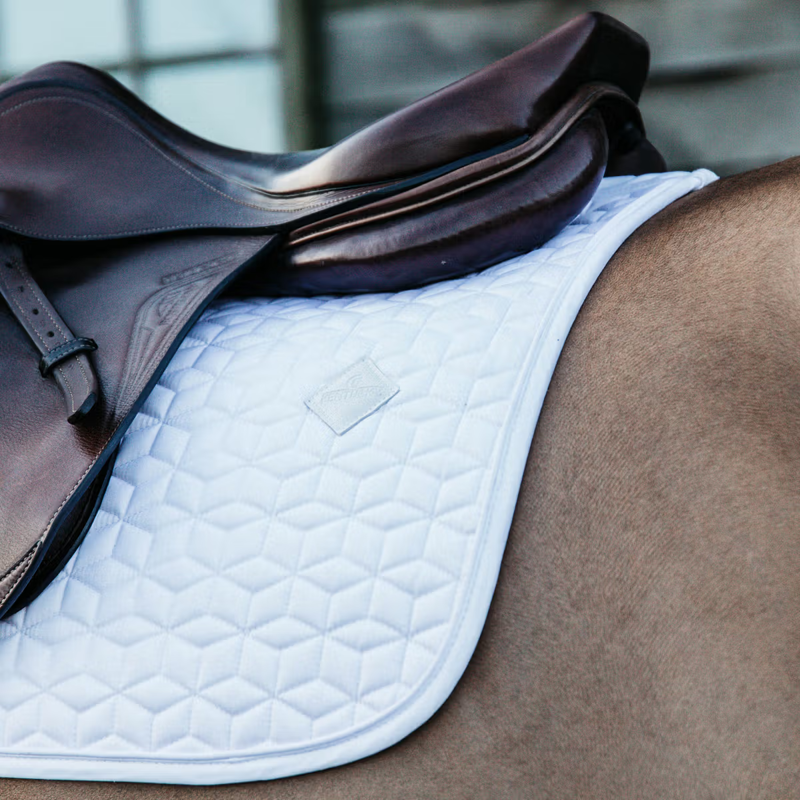 Kentucky Classic Jumping Saddlepad - White-1