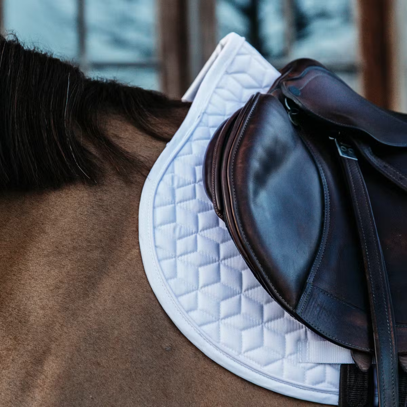 Kentucky Classic Jumping Saddlepad - White-2