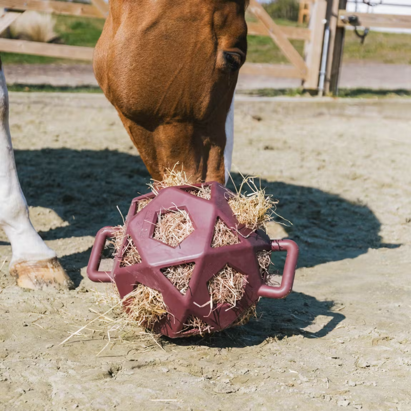 Kentucky Relax Horse Play Hay Ball - Bordeaux-2