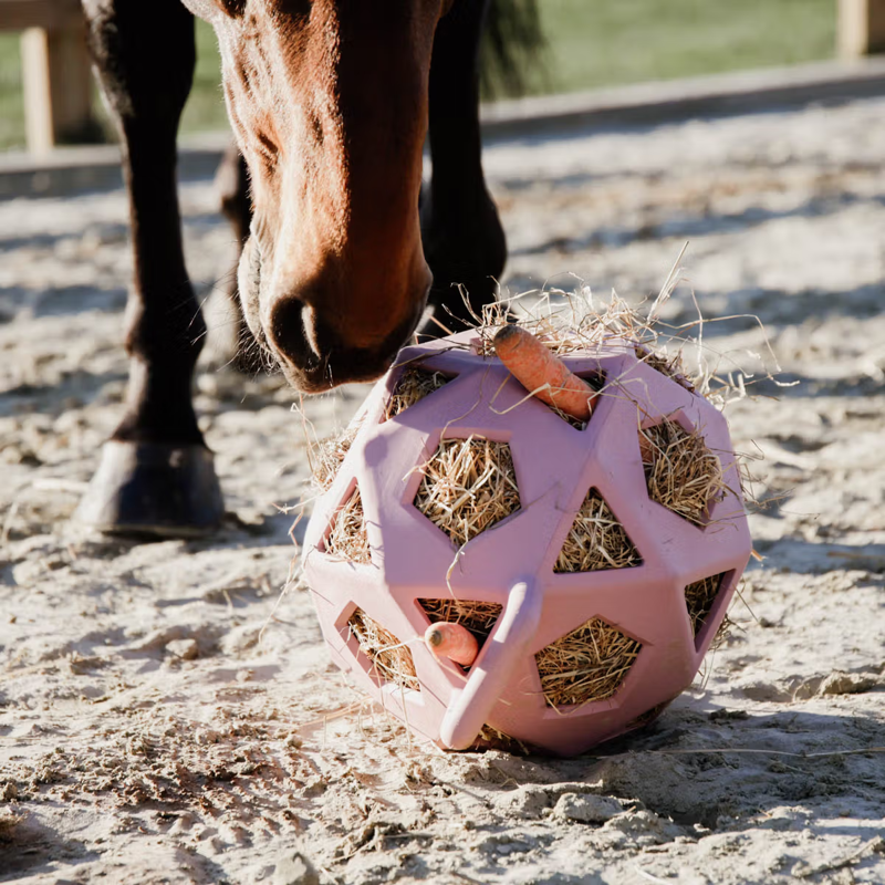Kentucky Relax Horse Play Hay Ball - Old Rose-2