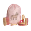 Kentucky Sammy Kids Brush Bag Set - Old Rose