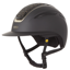 Evoke Callisto MIPS Wide Peak Riding Hat - Black/Gold Crystal