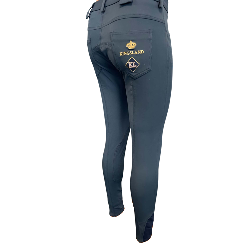 Kingsland Ladies Kelly Slim Fit Breeches - Navy-1