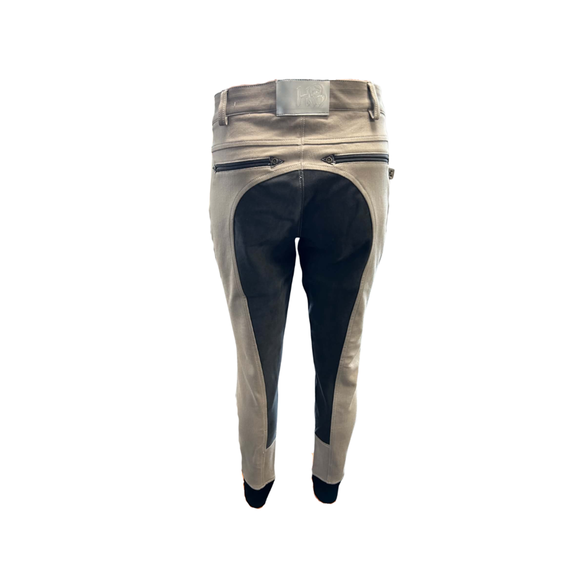 Horseware Ladies Denim Breeches - Grey Denim-1