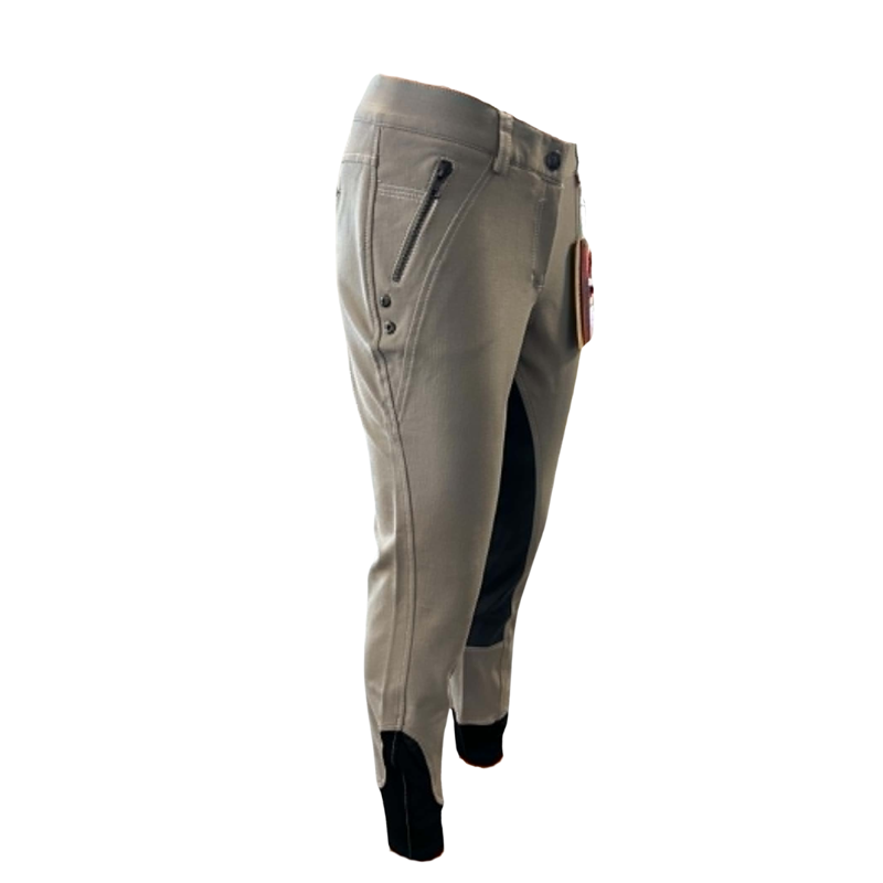 Horseware Ladies Denim Breeches - Grey Denim-3