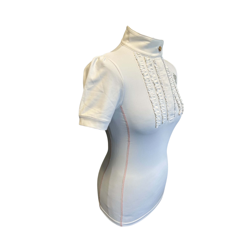 Kingsland Hokusai Ladies Show Shirt - White-2