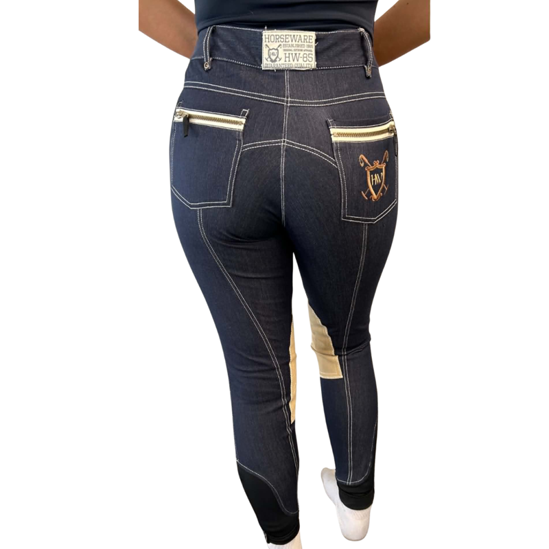 Horseware Ladies  Nina Breeches - Denim-1