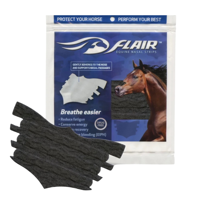 Flair Equine Nasal Strips - 6 Pack - Black