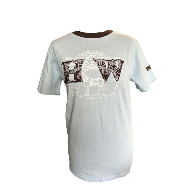 Horseware Newmarket Unisex Applique Tee - Blue