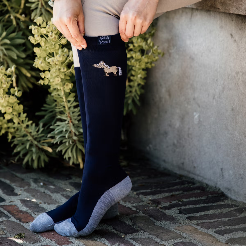 Kentucky Sammy Socks - Navy-1
