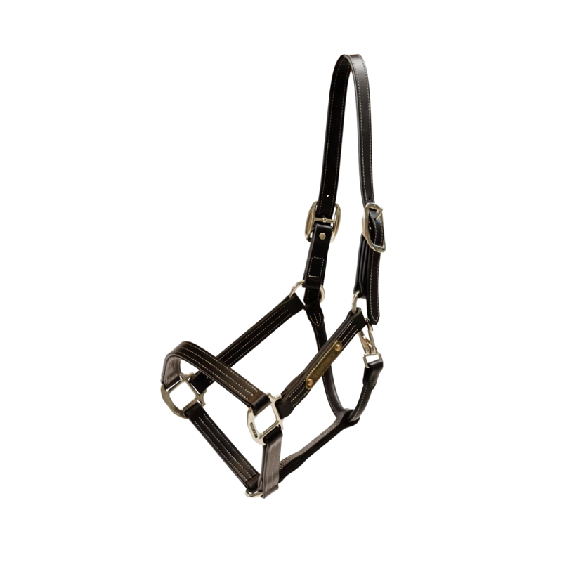 Kentucky Wellington Leather Halter - Brown-4