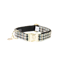 Kentucky Pied-de-Poule Dog Collar - Brown