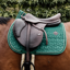 Kentucky Velvet Jumping Saddlepad - Pine Green