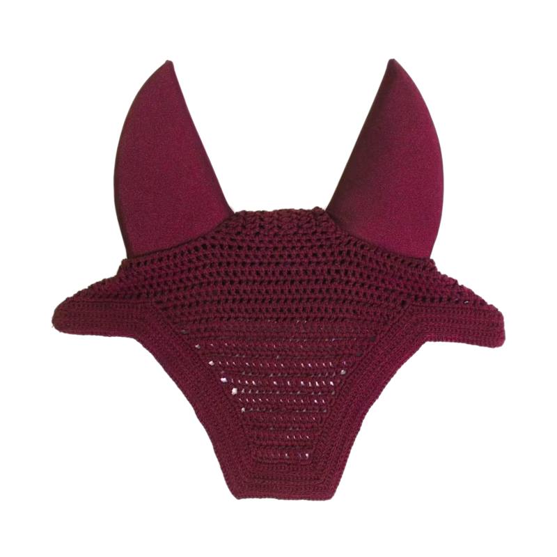 Kentucky Wellington Soundless Fly Veil Full - Bordeaux-2