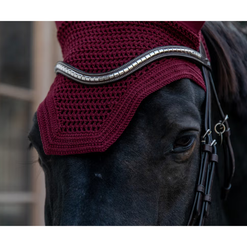 Kentucky Wellington Soundless Fly Veil Full - Bordeaux-1