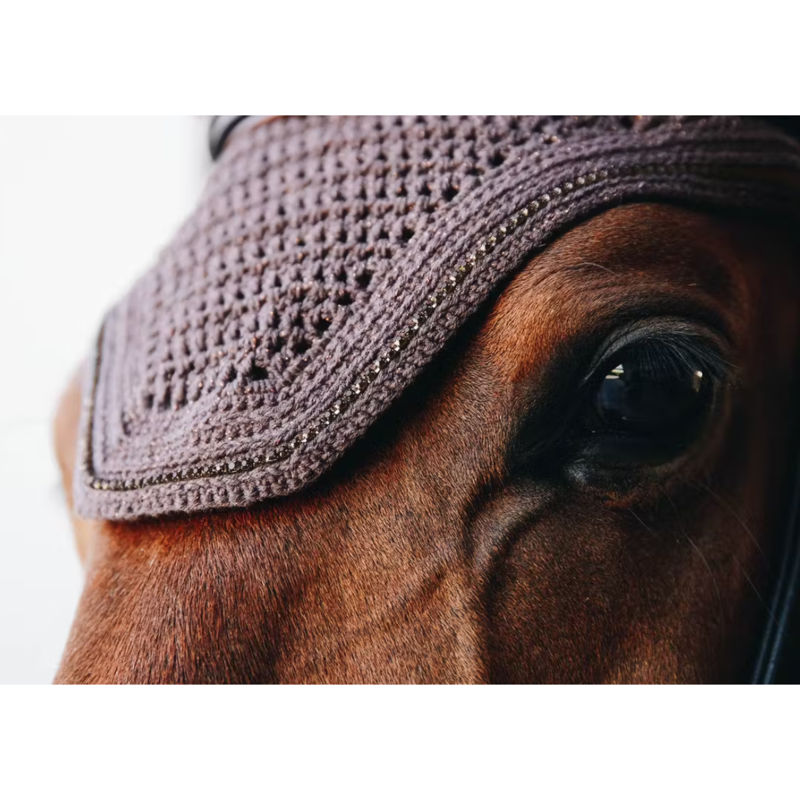 Kentucky Wellington Sparkling Soundless Fly Veil Full - Brown-1