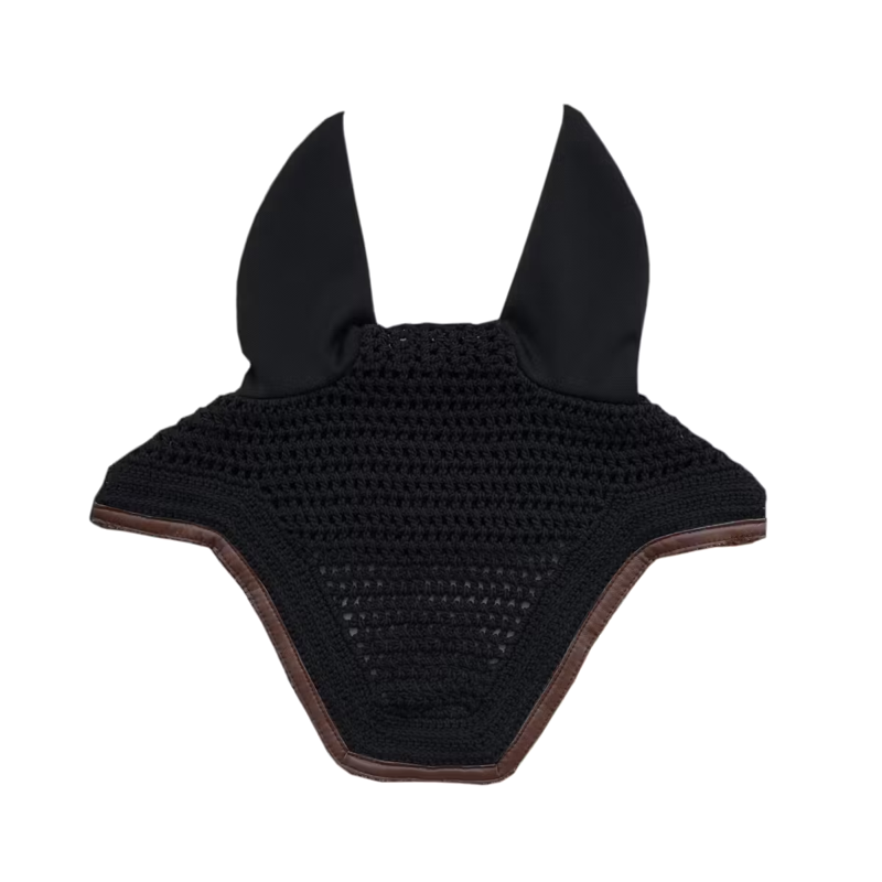 Kentucky Wellington Leather Fly Veil Full - Black-2