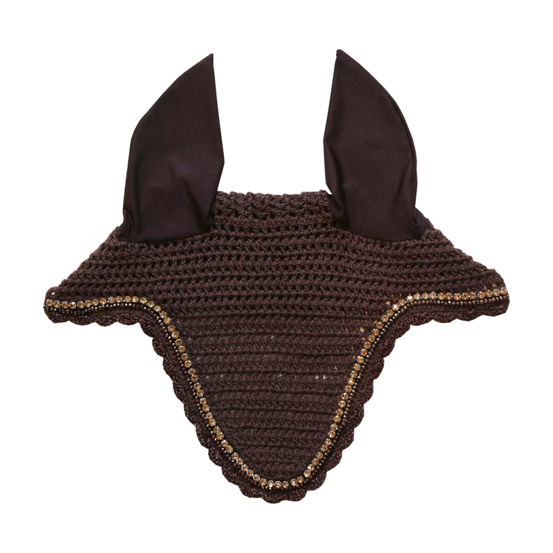 Kentucky Stone and Pearl Long Fly Veil Full - Brown-3
