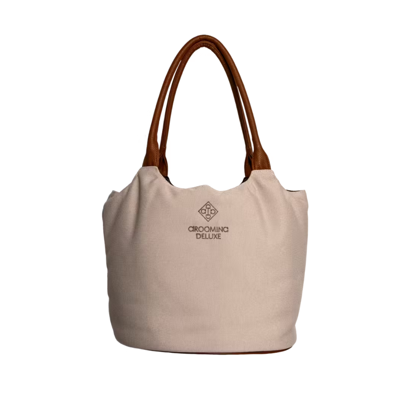 Grooming Deluxe Canvas Grooming Bag - Beige