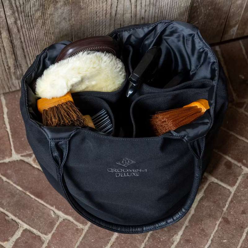 Grooming Deluxe Canvas Grooming Bag - Black-2