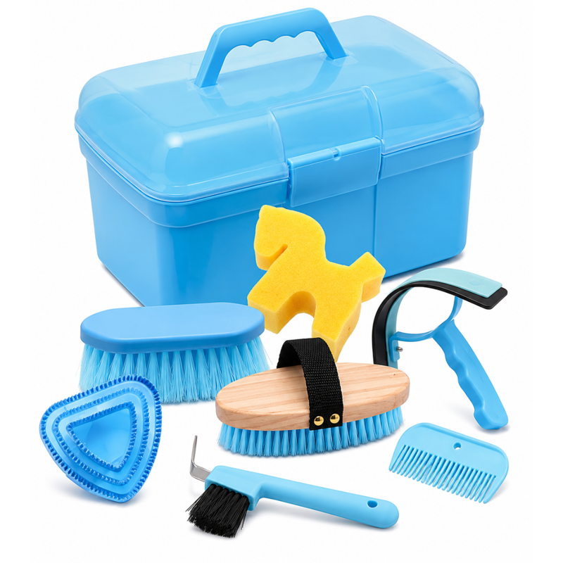 Equi-Sential Starter Grooming Box - Blue